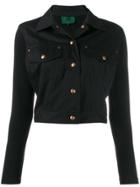Jean Paul Gaultier Pre-owned Snap Cropped Jacket - Black