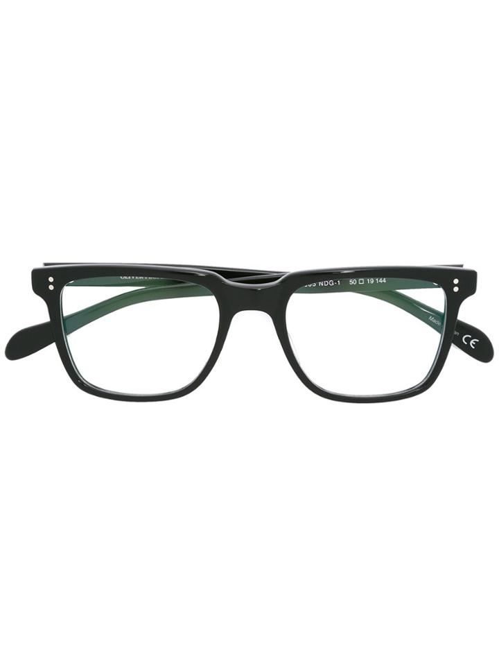 Oliver Peoples Square Frame Glasses - Black