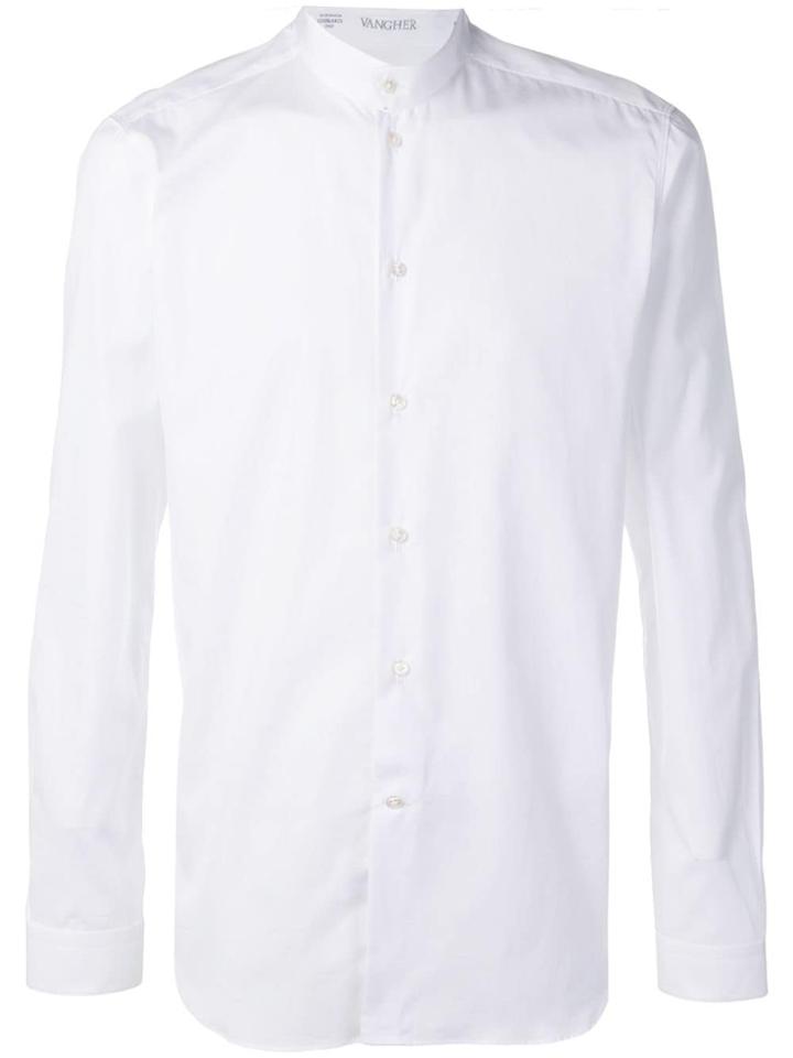Alessandro Gherardi Mandarin Neck Shirt - White