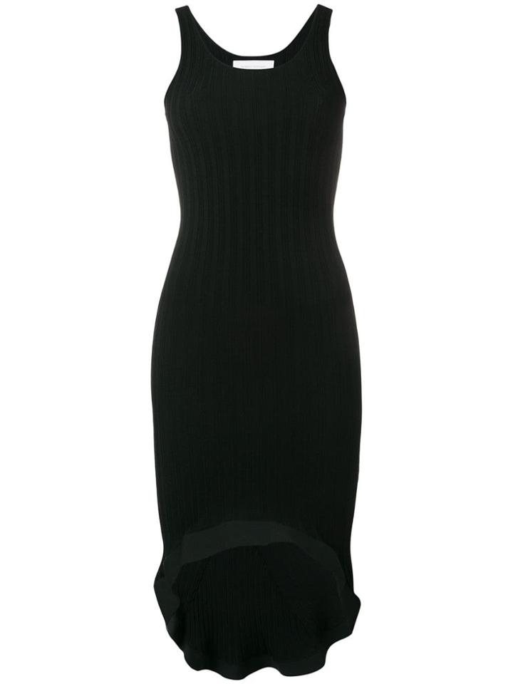 Esteban Cortazar Ribbed Tank Dress - Black