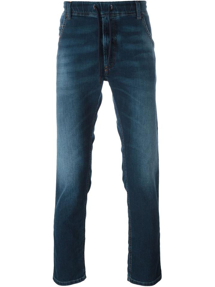Diesel Krooley Jogg Jeans, Men's, Size: 34, Blue, Cotton/polyester/spandex/elastane