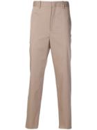 Neil Barrett Straight Leg Trousers - Nude & Neutrals