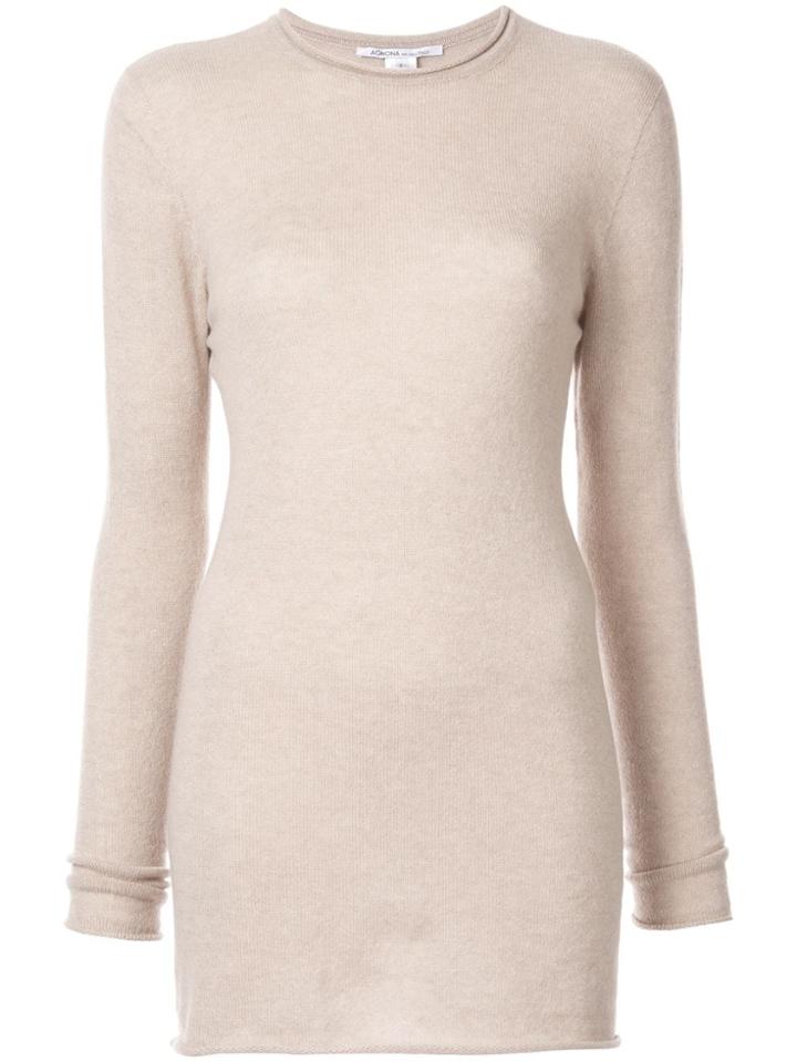Agnona Slim-fit Jumper - Brown