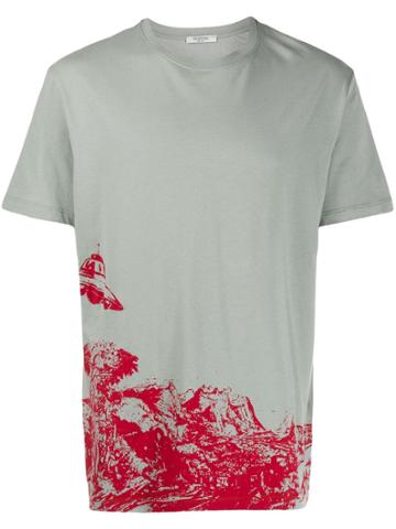 Valentino X Undercover Time Traveller Print T-shirt - Grey