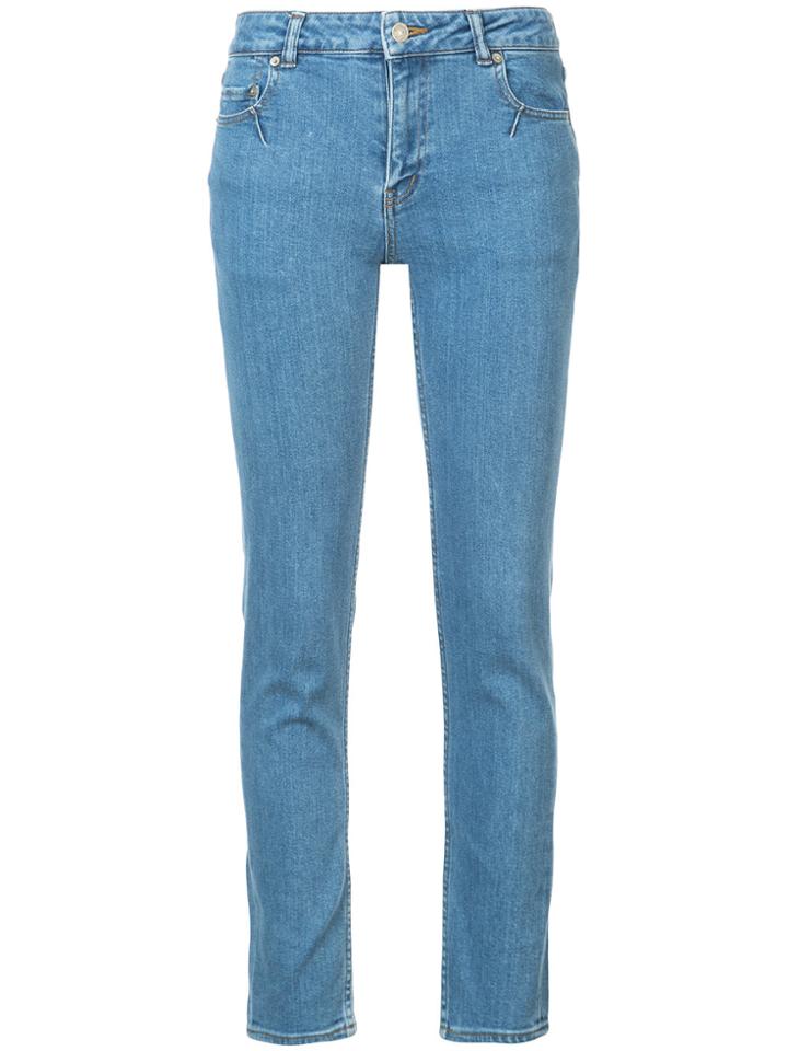 Julien David Woven Skinny Jeans - Blue