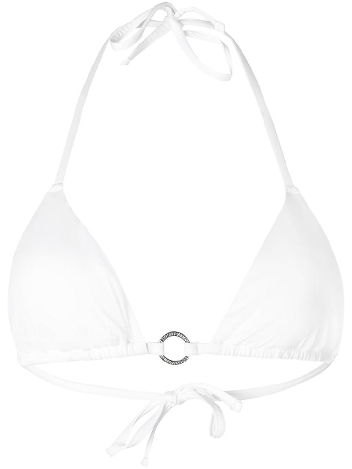 Ea7 Emporio Armani Classic Triangle Bikini - White