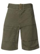 Jw Anderson Khaki Cargo Shorts - Green