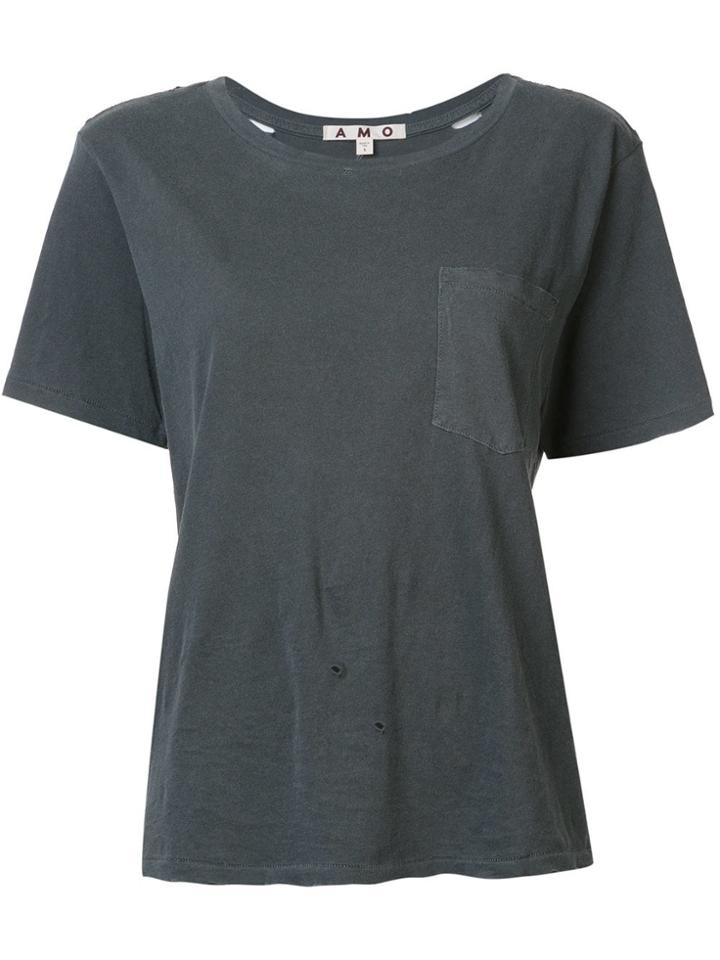 Amo 'tomboy' Pocket T-shirt - Black