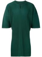 Homme Plissé Issey Miyake Pleated Loose T-shirt - Green