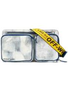 Off-white Bleached Denim Bag - Blue