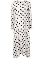 Natasha Zinko Polka Dot Maxi Dress - Nude & Neutrals