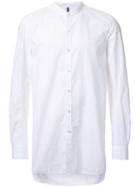 Kazuyuki Kumagai Band Collar Shirt, Men's, Size: 1, White, Cotton