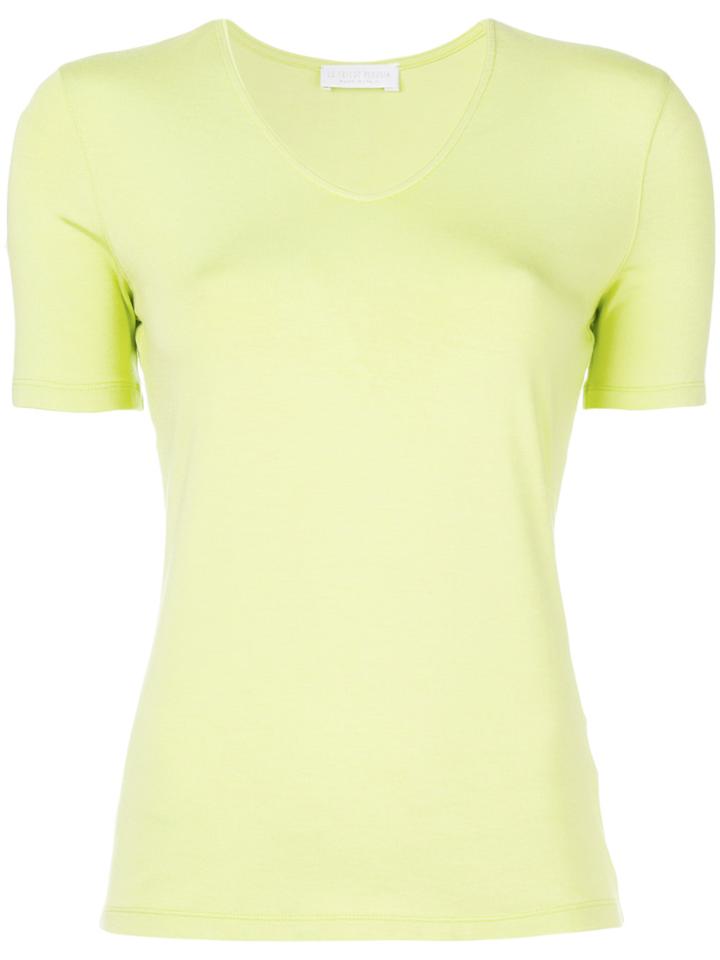 Le Tricot Perugia Classic Fitted T-shirt - Green