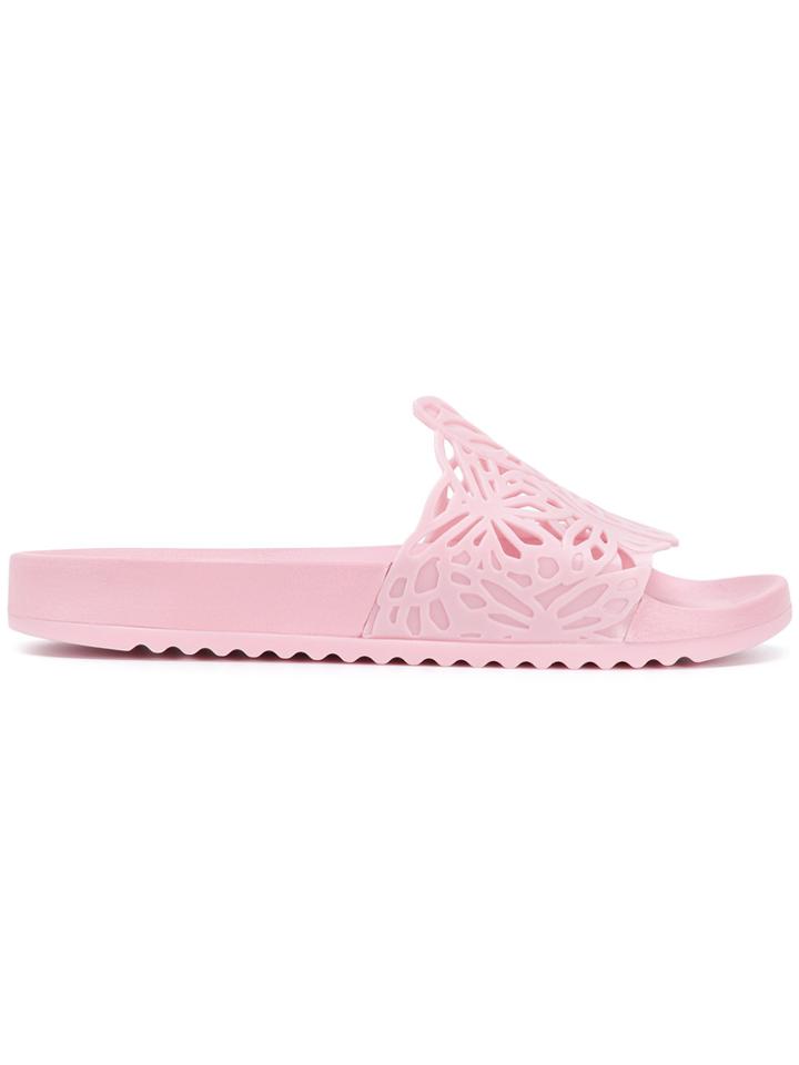 Sophia Webster Lia Butterfly Sandals - Pink & Purple