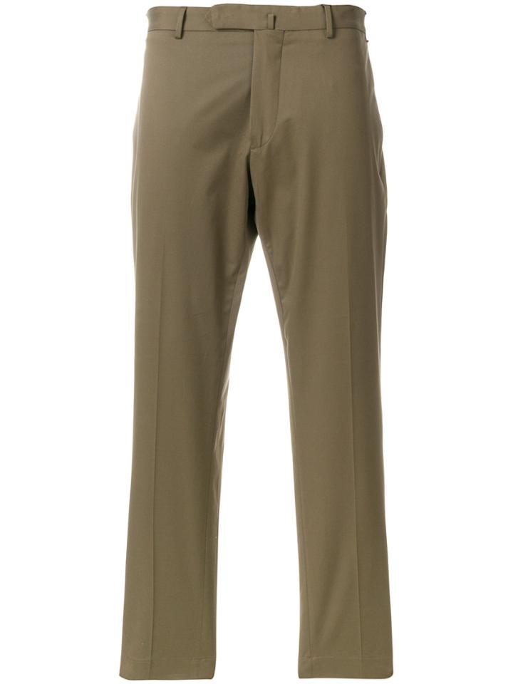 Dell'oglio Cropped Chinos - Green