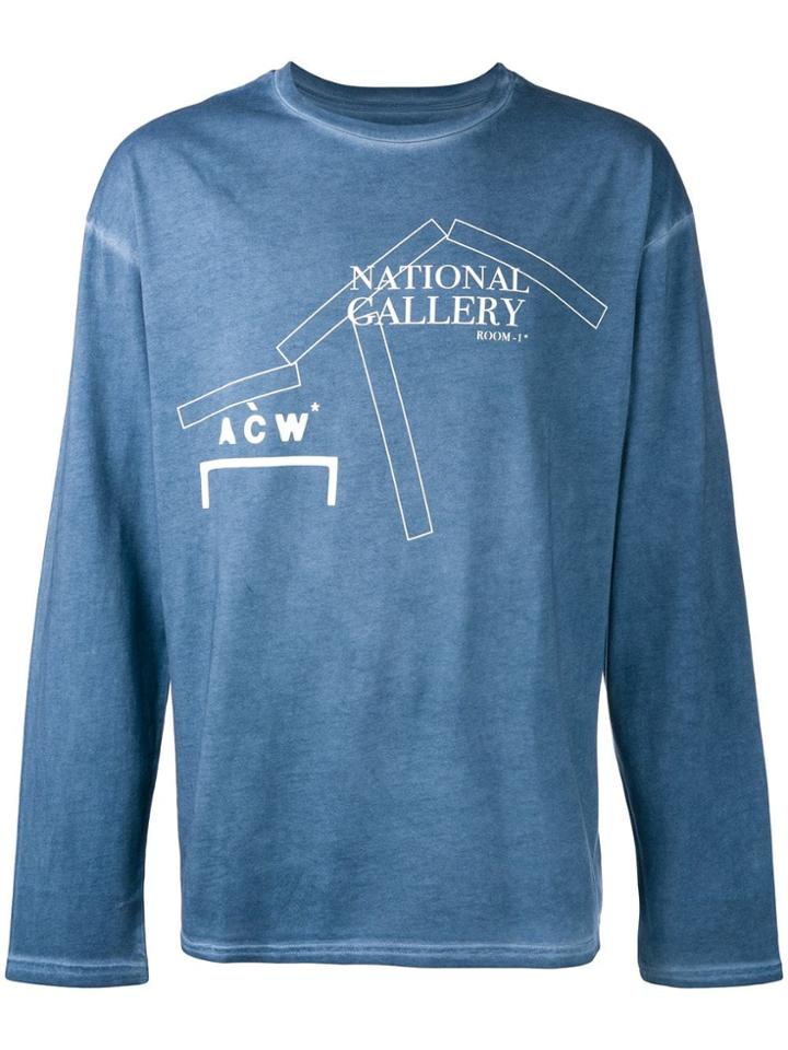 A-cold-wall* Long Sleeved Sweater - Blue