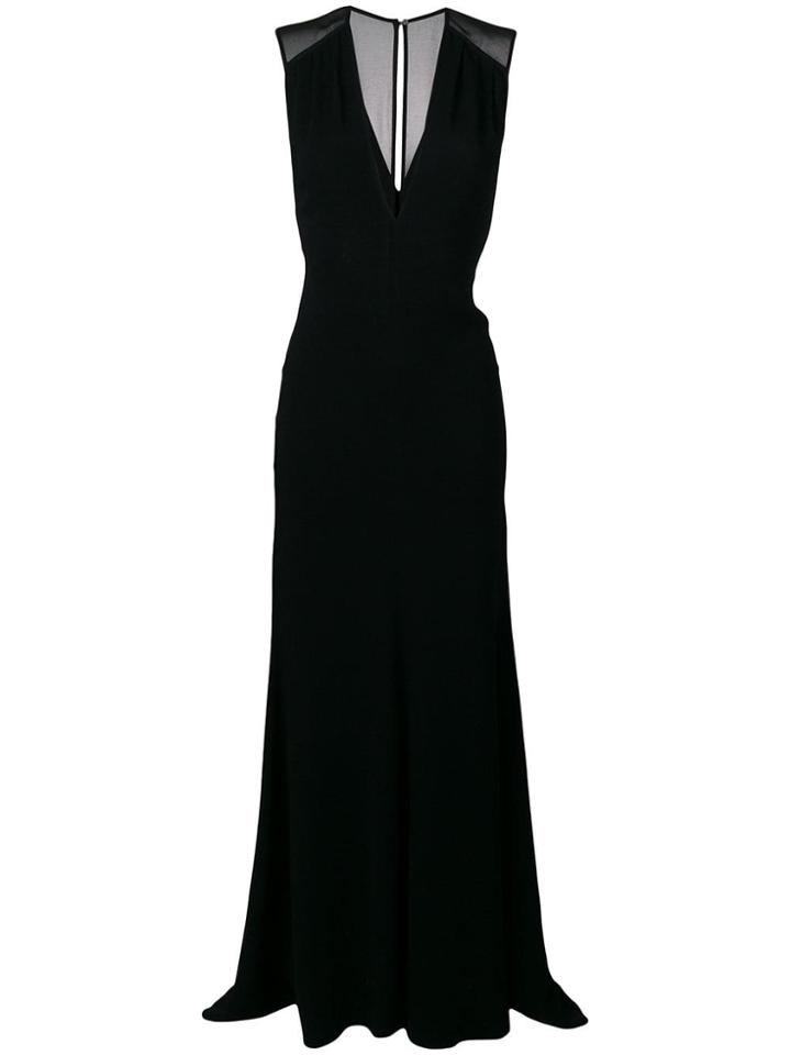 Victoria Beckham Long Evening Dress - Black