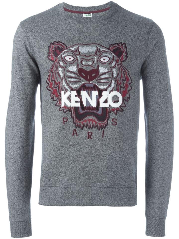 Kenzo 'tiger' Sweatshirt, Men's, Size: Xxl, Grey, Cotton