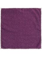 Brunello Cucinelli Stitch-detail Square Scarf - Purple