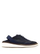 Mara Mac Leather Brogue Oxfords - Blue