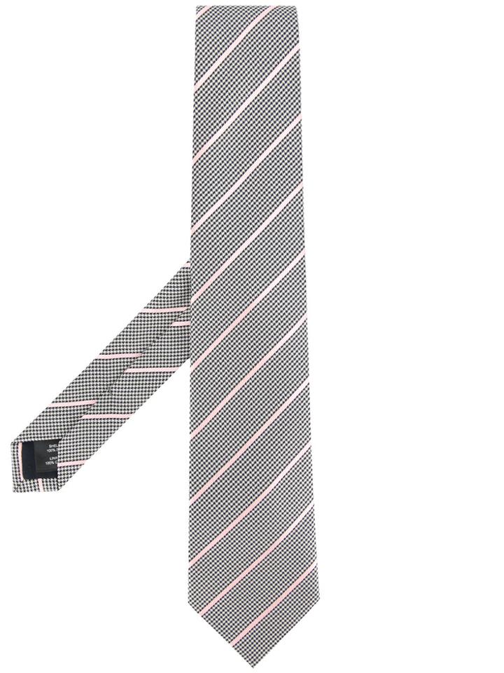 Gieves & Hawkes Houndstooth Tie - Multicolour