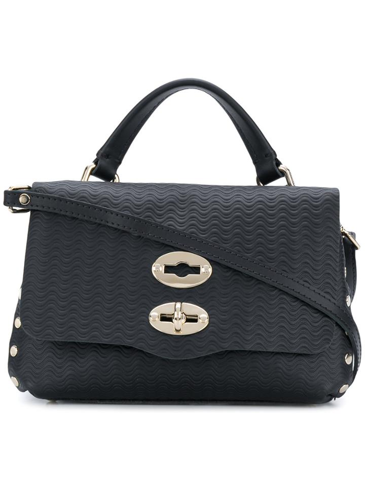 Zanellato Double Clasp Tote Bag - Black