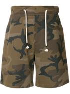 The Silted Company Camo Shorts - Brown