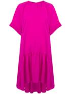 Rochas Oversized Fit Dress - Pink