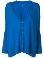 Marc Cain Relaxed V-neck Cardigan - Blue