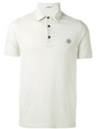 Stone Island - Logo Polo Shirt - Men - Cotton - M, White, Cotton