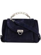Salvatore Ferragamo Gancio Buckle Tote - Blue