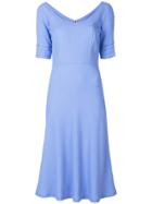 Ermanno Scervino Slim-fit Scoop Dress - Blue