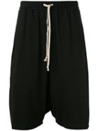 Rick Owens Drkshdw Knee Length Shorts, Women's, Size: Xs, Black, Cotton