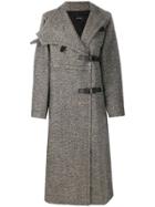 Isabel Marant Single-breasted Mid-length Coat - Grey