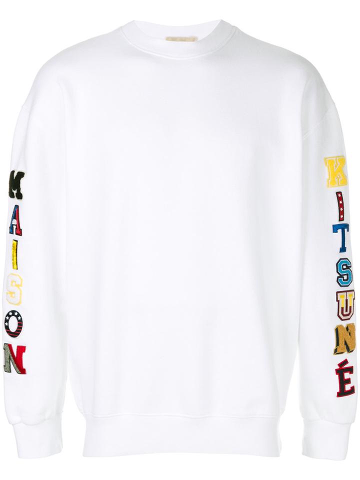 Intoxicated Skull-embroidered Sweatshirt - Black