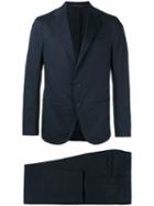 Caruso Formal Suit, Men's, Size: 50, Blue, Cotton/spandex/elastane/viscose
