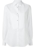 Dolce & Gabbana Bib Shirt, Women's, Size: 40, White, Cotton