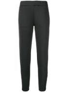 Emporio Armani Slim Fit Tailored Trousers - Black