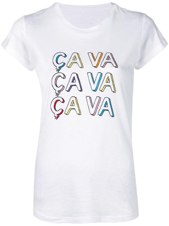 Zadig & Voltaire Ca Va T-shirt - White
