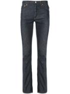 Helmut Lang Pre-owned 1998 High Rise Slim Jeans - Navy