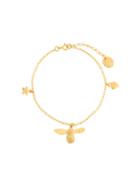 Alex Monroe Baby Bee Bracelet, Women's, Metallic