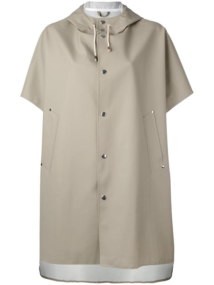 Stutterheim - Rain Coat - Women - Cotton/polyester/pvc - Xs/s, Nude/neutrals, Cotton/polyester/pvc