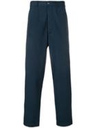 Casey Casey Tapered Leg Trousers - Blue