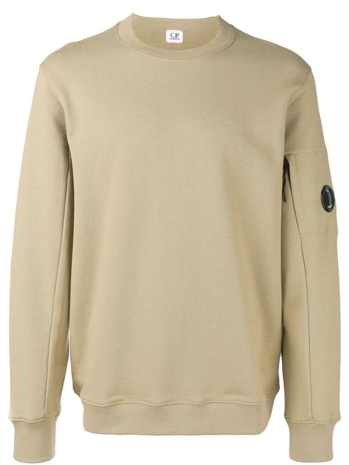 Cp Company Lens Arm Sweatshirt - Neutrals