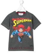 Philipp Plein Kids Superman Print T-shirt, Boy's, Size: 6 Yrs, Grey