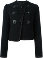 Carven Military Jacket, Women's, Size: 40, Black, Polyamide/acetate/viscose/wool
