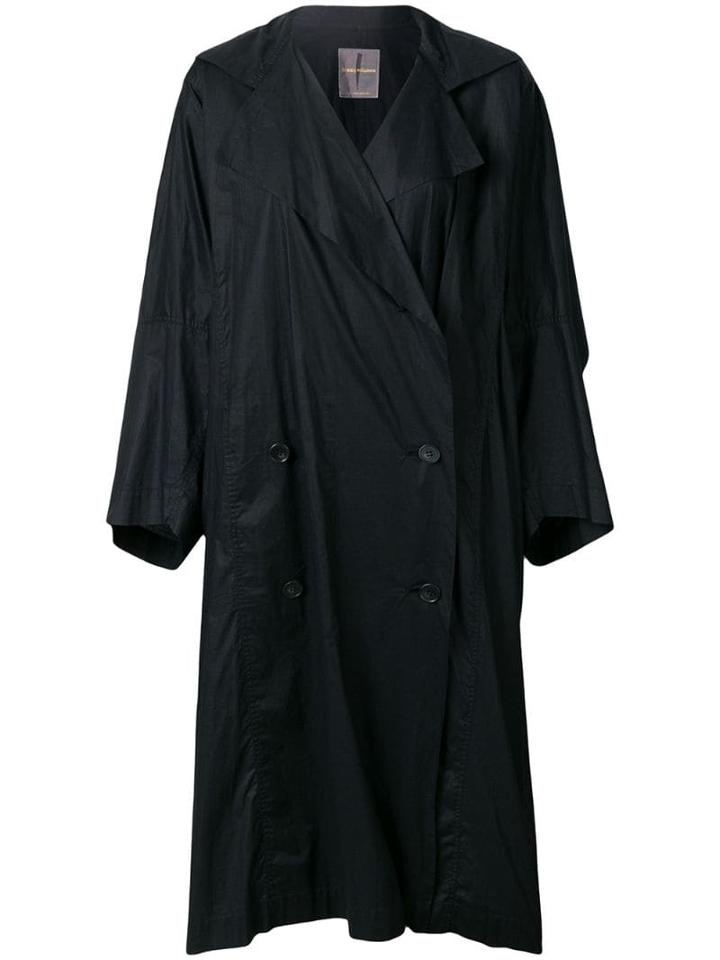 Issey Miyake Pre-owned Cocoon Coat - Black