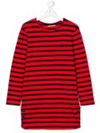 Zadig & Voltaire Kids Button Detail Dress - Red