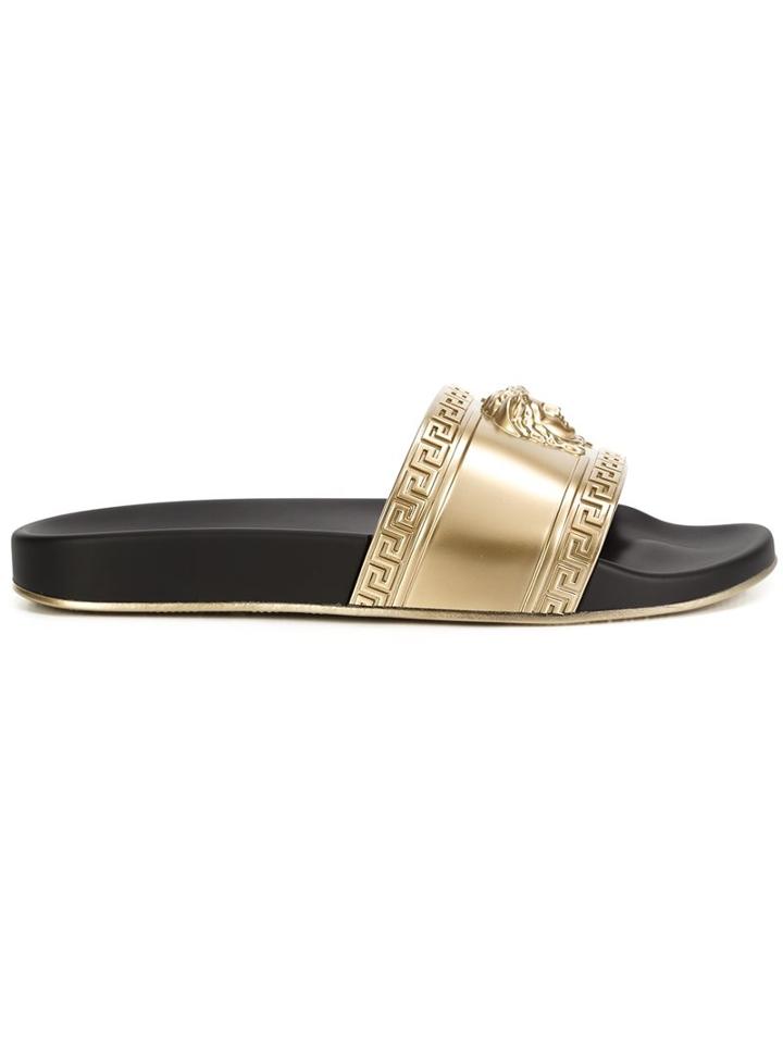 Versace 'palazzo Medusa' Beach Sandals