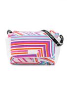 Emilio Pucci Junior Stripped Pattern Changing Bag - Blue